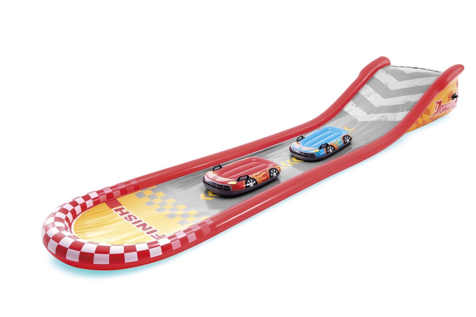 Intex Inflatable Racing Fun Slide with Inflatable Cars