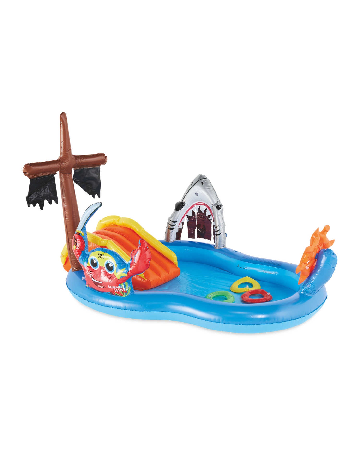Summer Waves Pirate Ship Water Play Centre - 89L