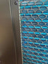 Casing and fin edge, close up