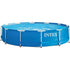 Intex 10ft Metal Frame round pool, side view