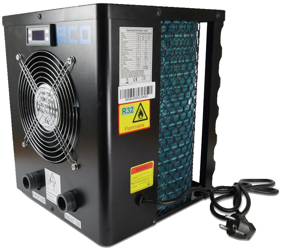 CLEARANCE: Swimming Pool Heat Pump UK Plug & Play 5KW of Heat - Untested Return