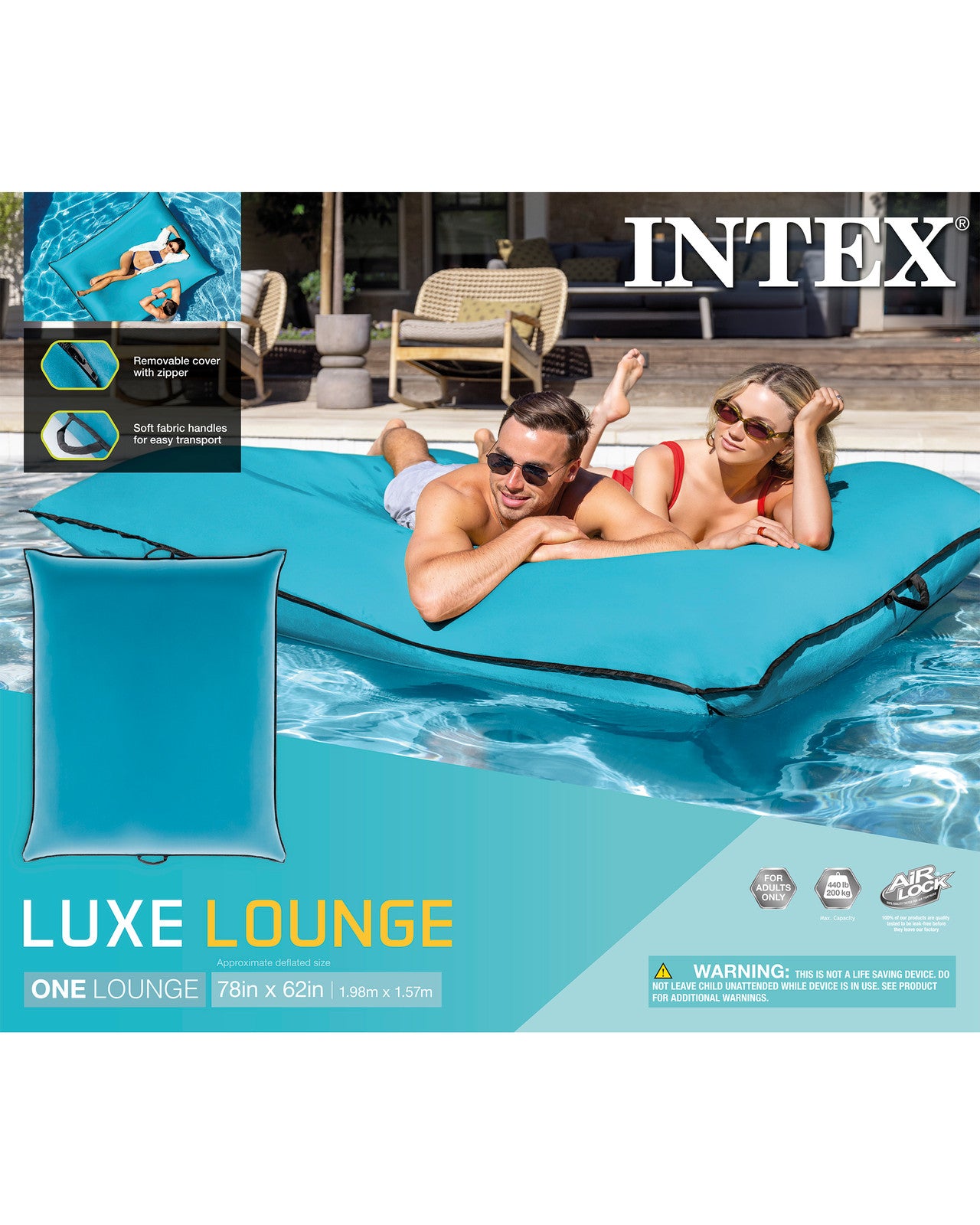Intex Luxe Inflatable Sport Lounge