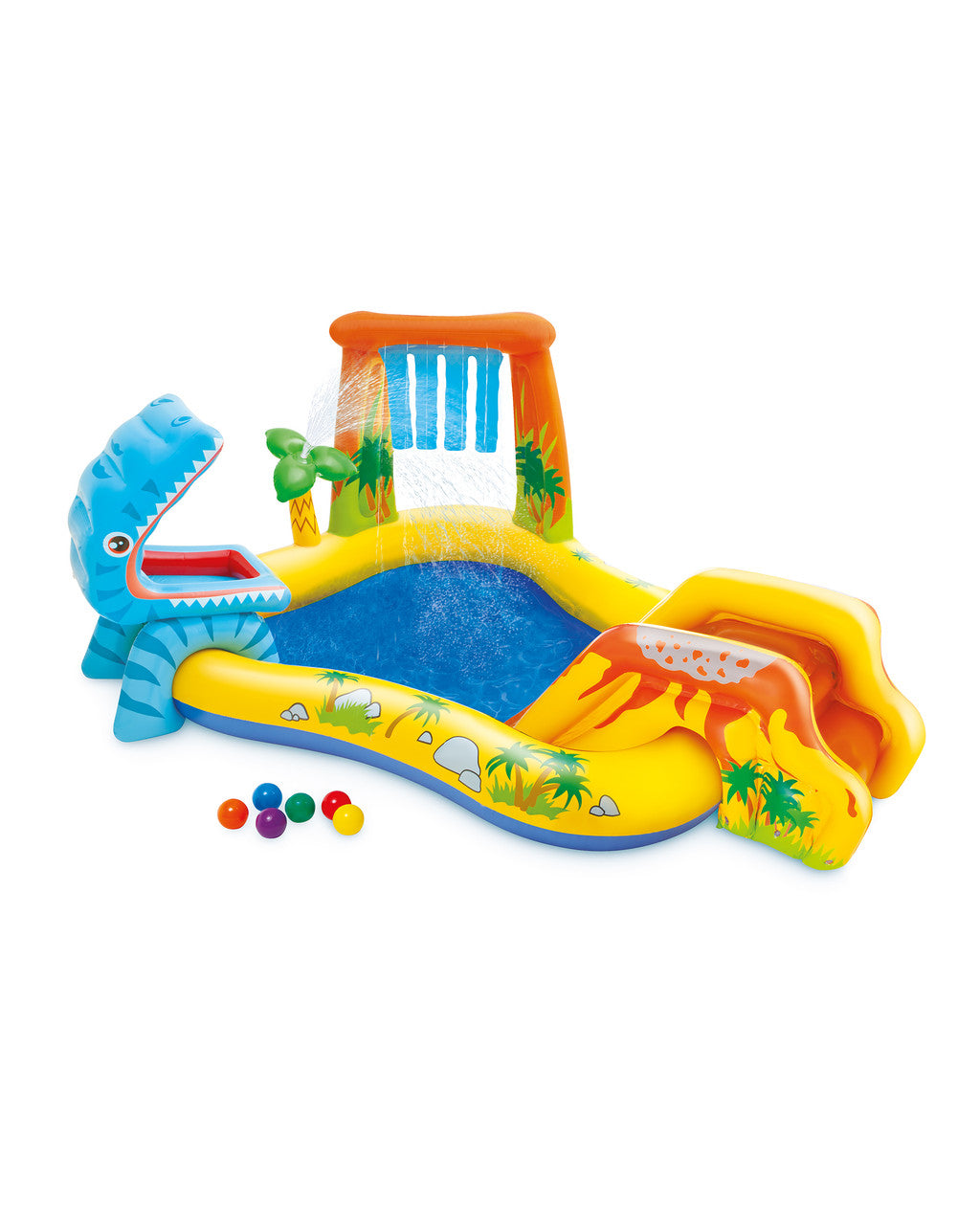 Intex Dinosaur Play Centre Inflatable Kids Water Play Centre with Slide