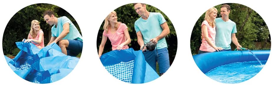 Intex 12ft x 30in Easy Set Swimming Pool, Blue, 366 x 76 cm (No Pump)