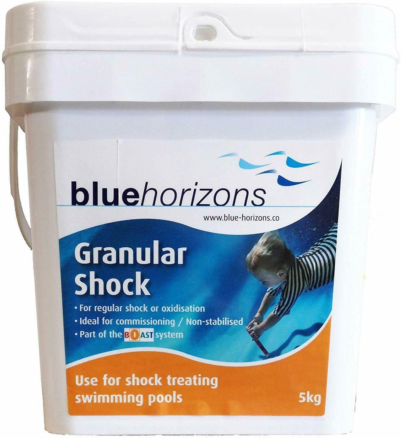Blue Horizons Granular Shock Chlorine Tub of 5 Kg