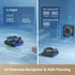 MOVA Diver A10 AI Cordless Robotic Pool Cleaner - Wall & Waterline