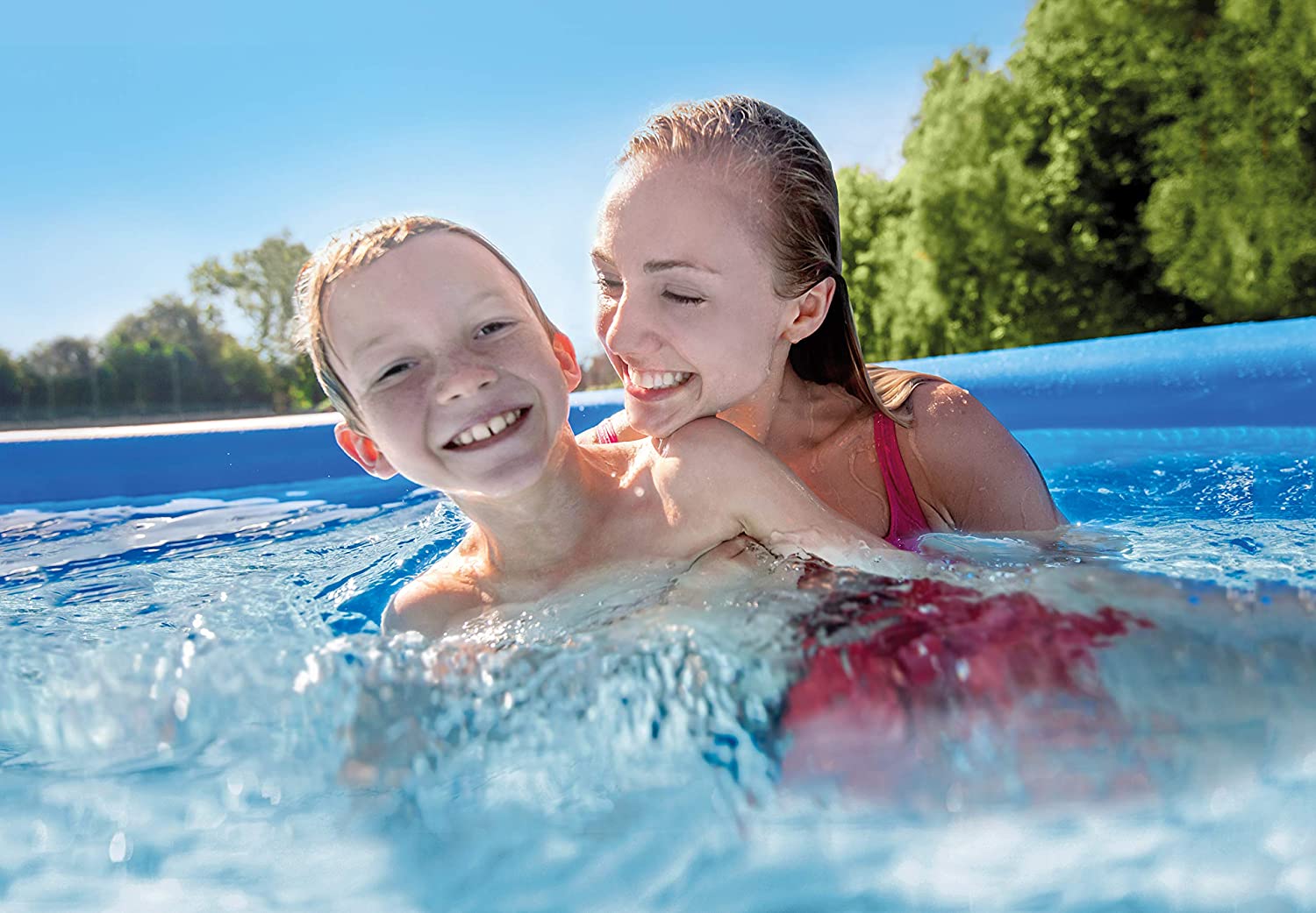 Intex 12ft x 30in Easy Set Swimming Pool, Blue, 366 x 76 cm (No Pump)