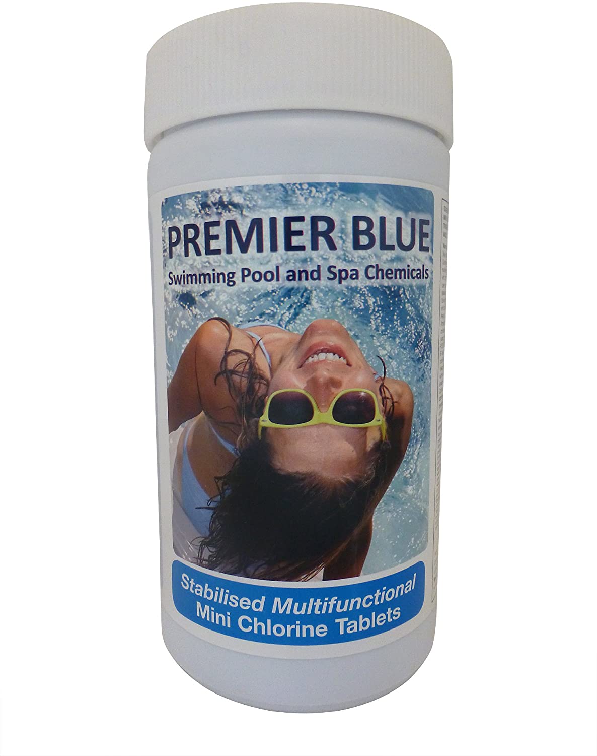 CLEARANCE: Premier Blue 4-in-1 Chlorine Tablets 1KG (Faded Label) - £8.99 each or 2 for £17