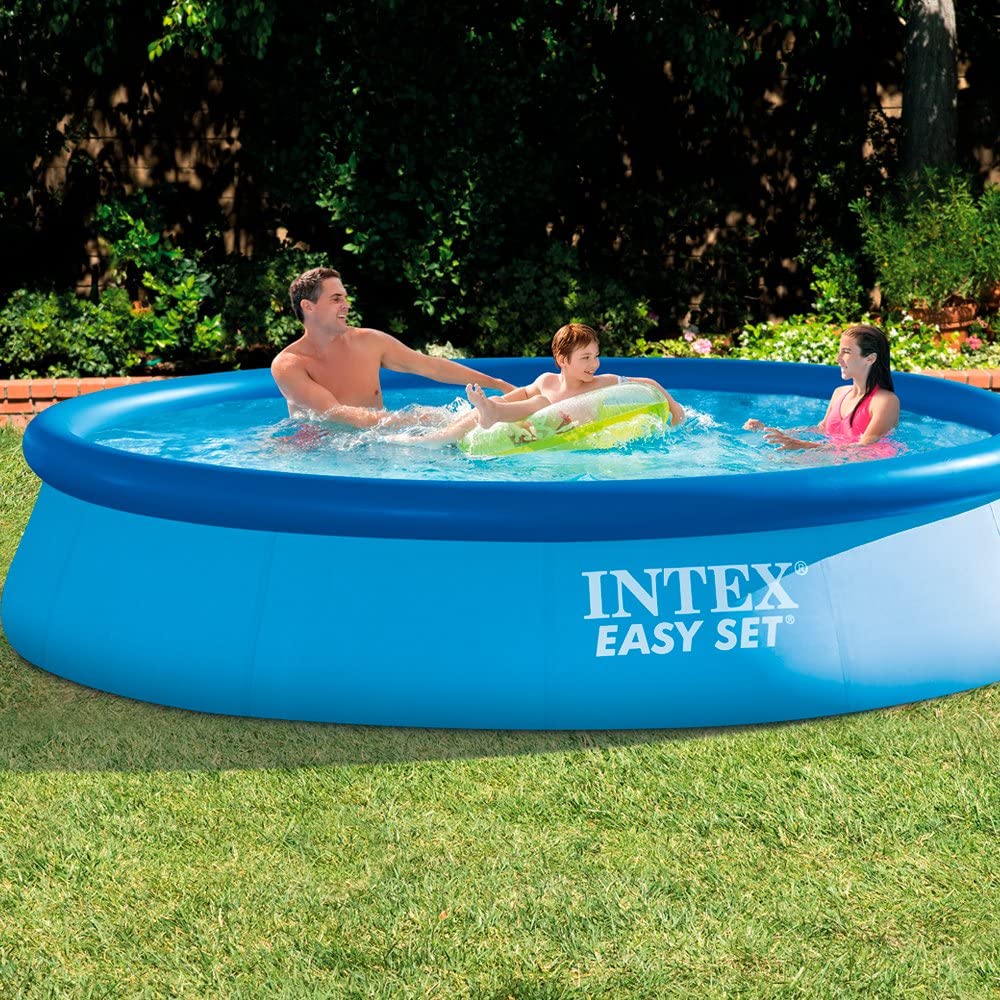 Intex 12ft x 30in Easy Set Swimming Pool, Blue, 366 x 76 cm (No Pump)
