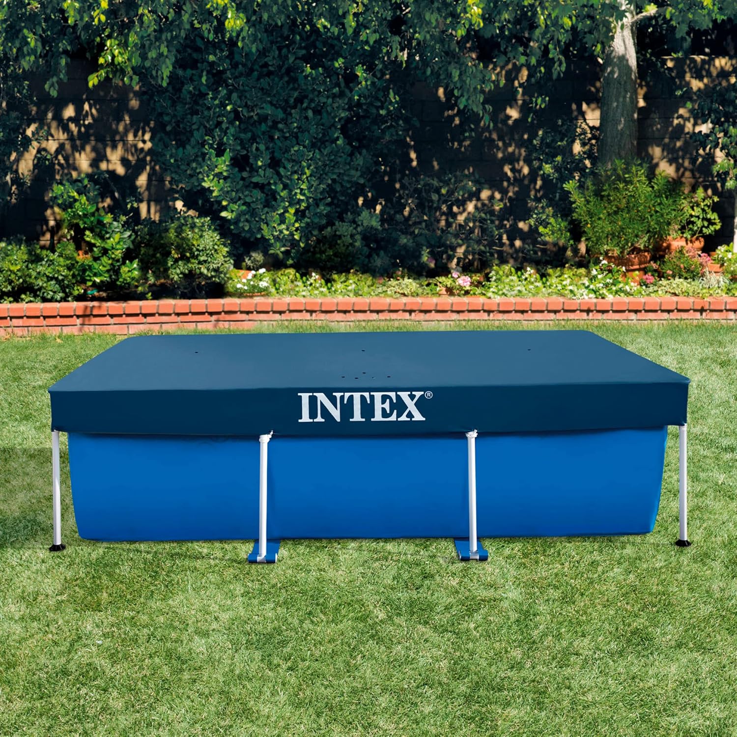 Intex 3m x 2m Rectangular Pool Cover 28038 | Debris & Weather Protection