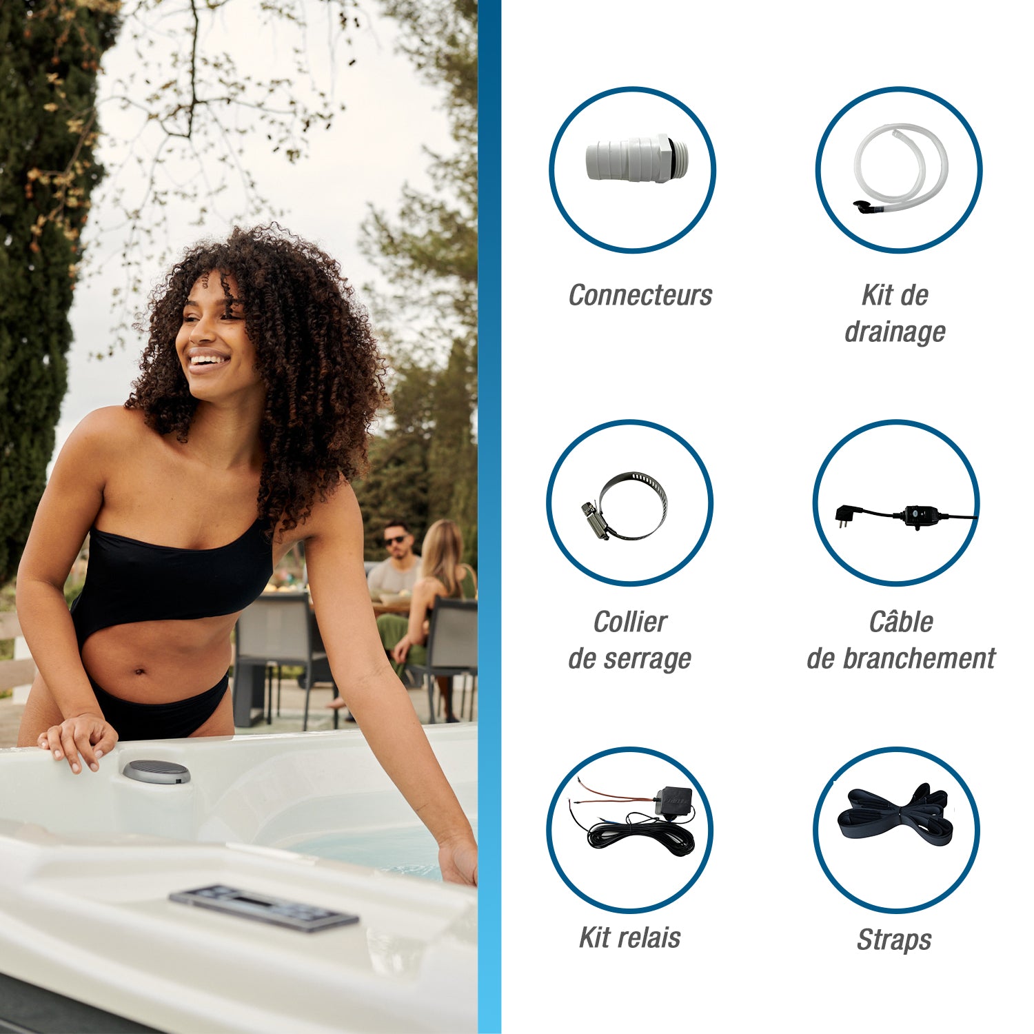 5kW Poolex O'Spa Spa & Hot Tub Heat Pump with Chiller Function (Wi-Fi)