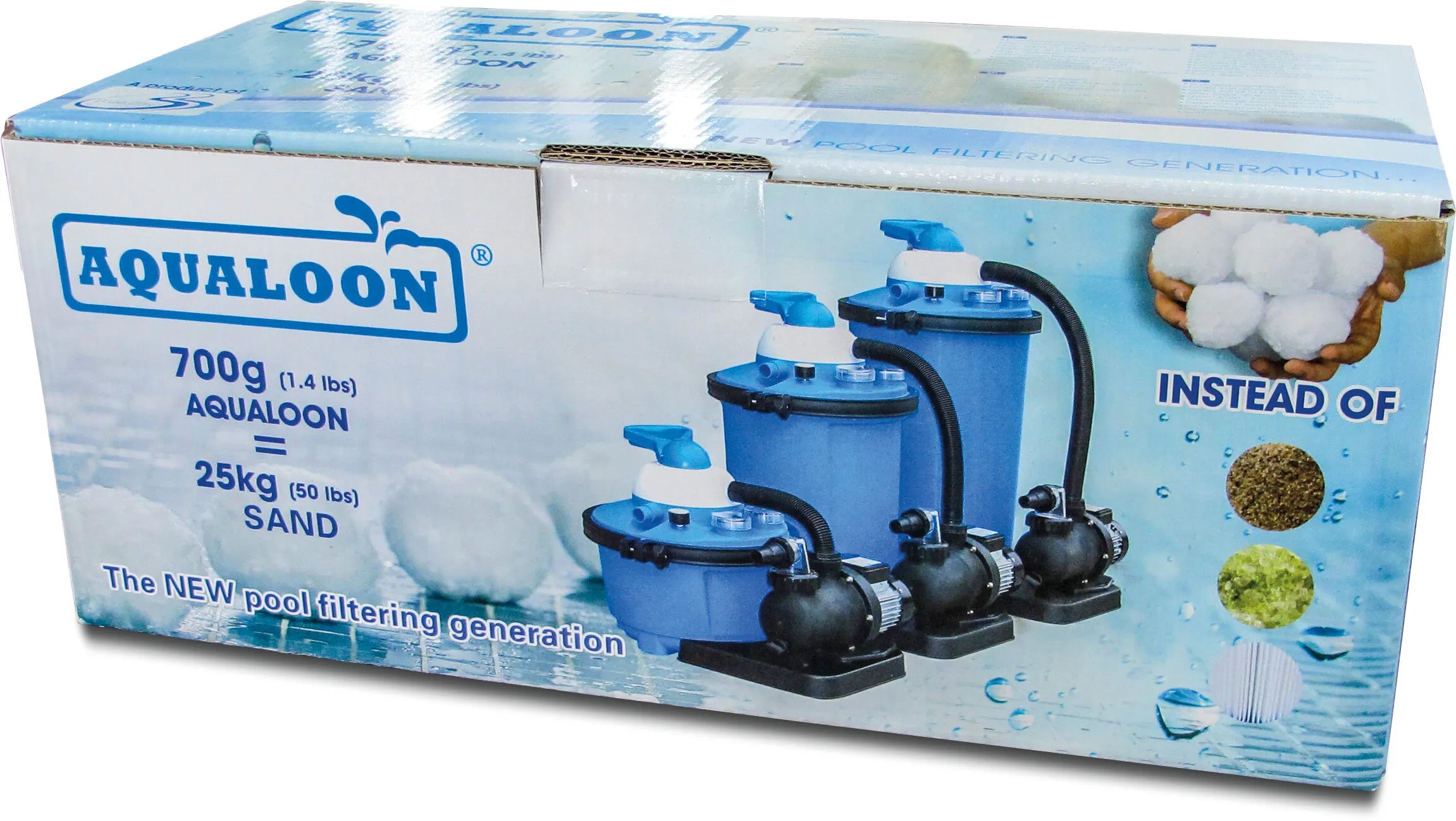 Aqualoon Filter Balls 700g - Pool Sand Filter Media