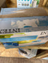Actual box condition, scuffed and taped