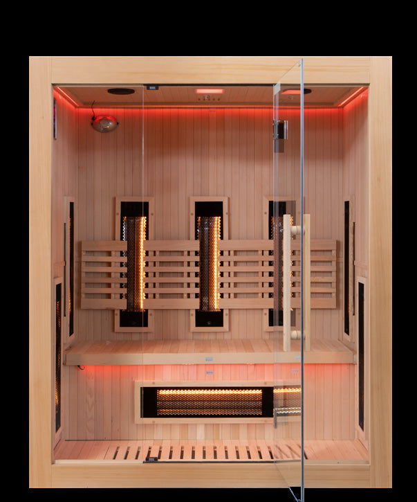 France Sauna Sense IR infrared sauna interior