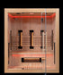 France Sauna Sense IR infrared sauna interior