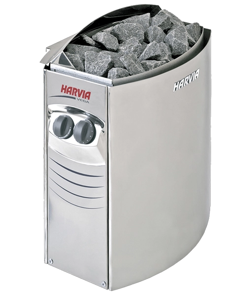 Harvia sauna stove with lava stones
