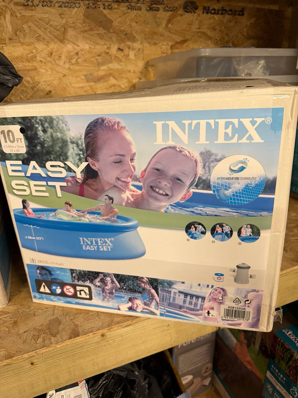 CLEARANCE: Intex 10ft X 30in Easy Pool Set, Blue including Filter Pump - Brand New - Faded Box