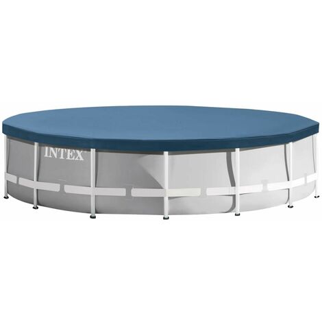 Intex 15ft x 48" Prism Metal Frame Round Pool Set with Filter Pump