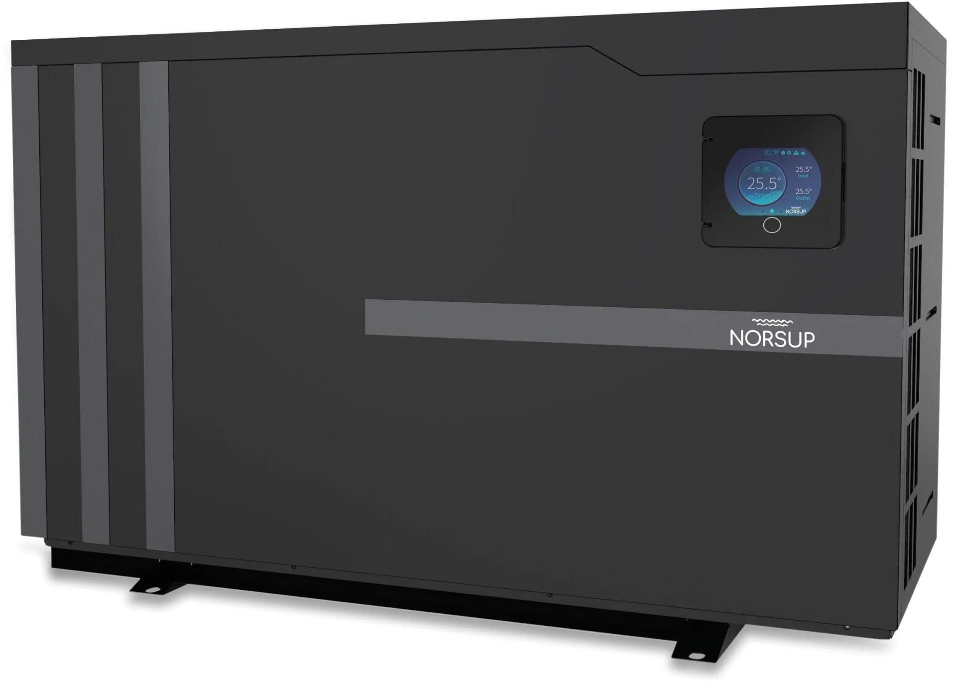 Norsup Heat pump Inverter aluminium 230VAC black type Silent- Pro 20 Horizontal - 20kw