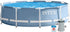 Intex Prism Premium 10ft x 30in Metal Frame Swimming Pool, Blue, 305 x 76 cm with Filter and Pump