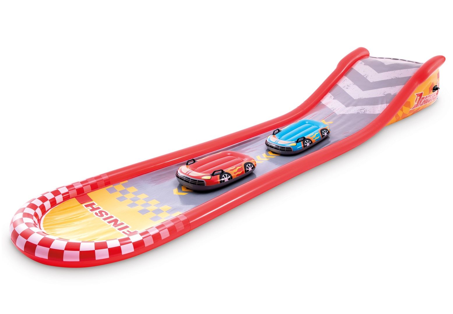 Intex Inflatable Racing Fun Slide with Inflatable Cars