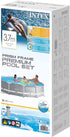Intex Prism Premium 12ft x 30in Metal Frame Swimming Pool, Blue, 366 x 76 cm with Filter and Pump
