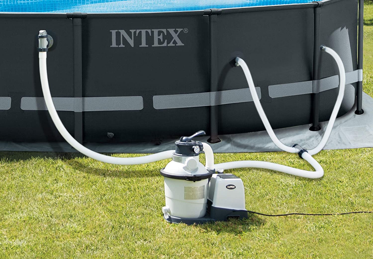 Intex 51009 Swimming Pool Hose Coupling 2 Inch Internal Thread Cut Length 150 cm