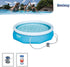 Bestway 10 Foot' x 30'' Fast Set Inflatable Pool with Pump
