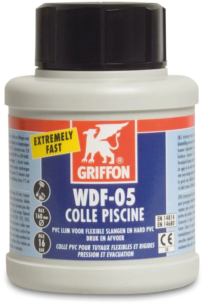 Griffon Glue 250ml for PVC / ABS (Blue) WDF-05 for Swimming Pools