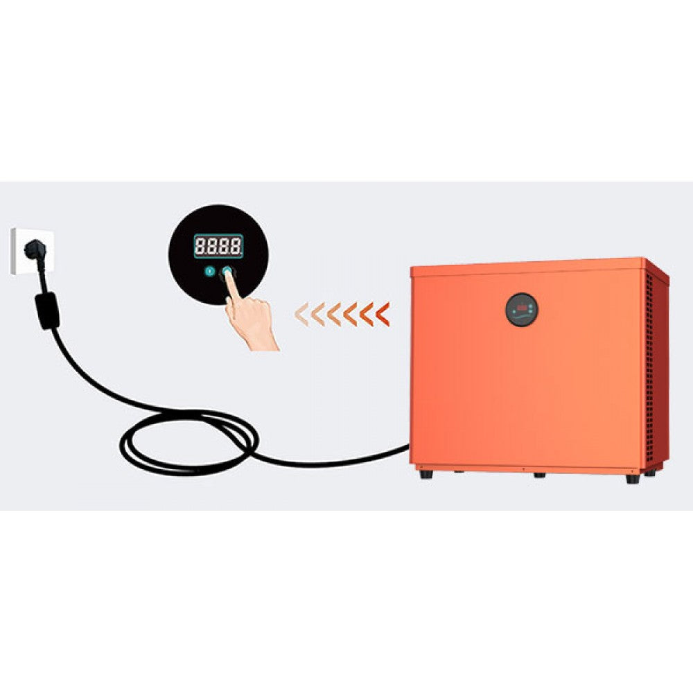 UK Plug and Play Swimming Pool Air Source Heat Pump 3.5KW