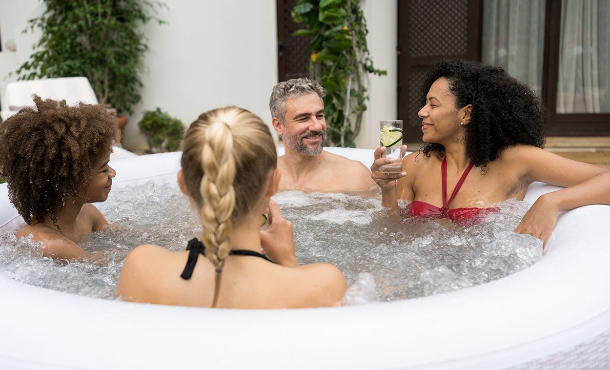 Lay-Z-Spa Cancun AirJet 4-Person Spa