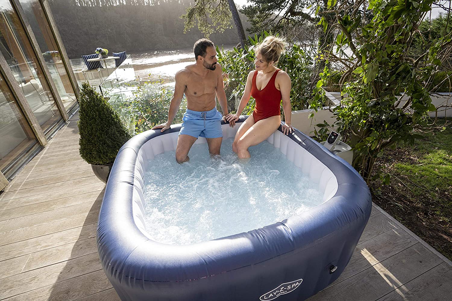 Lay-Z-Spa Hawaii AirJet 4-6 Person Spa – 123 Pools