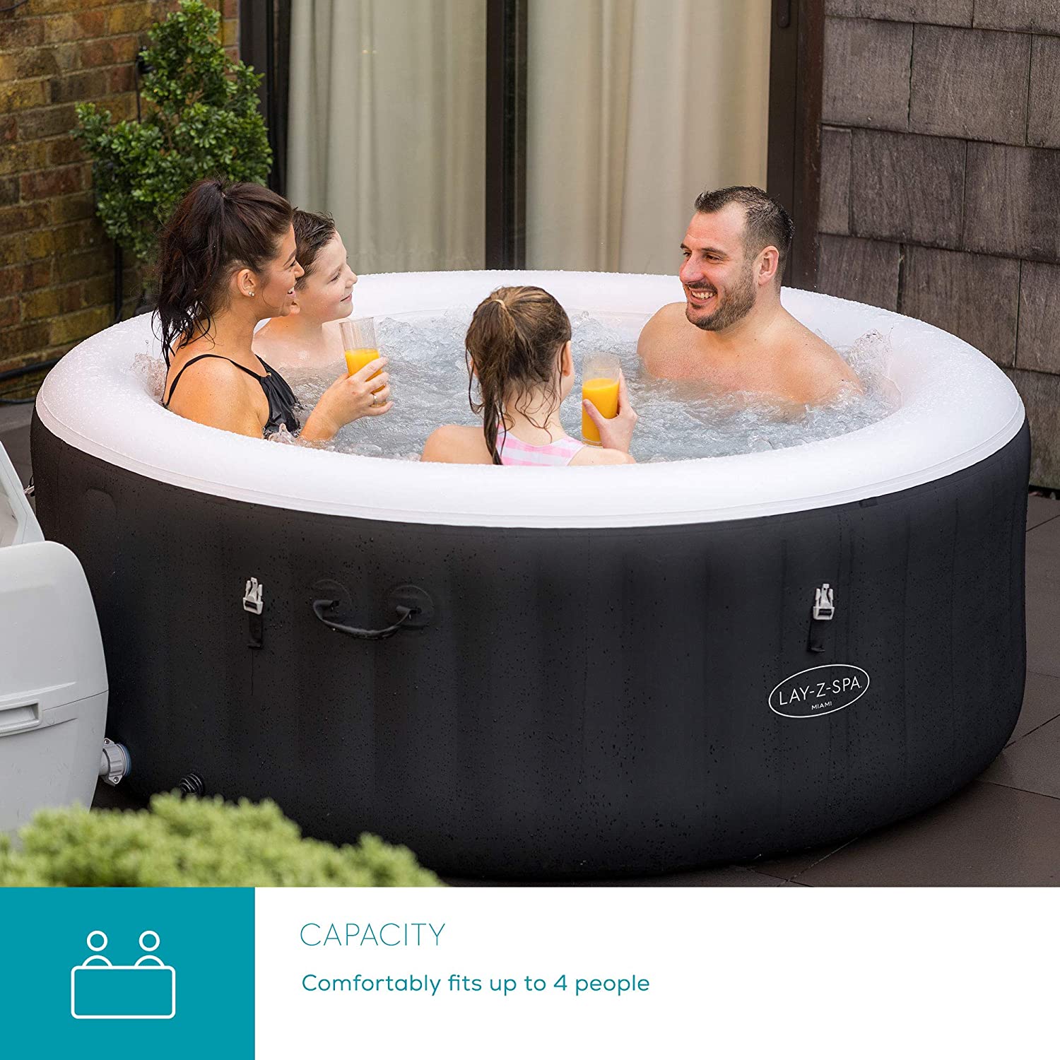 Lay-Z-Spa Miami AirJet 4-person Spa - view 4