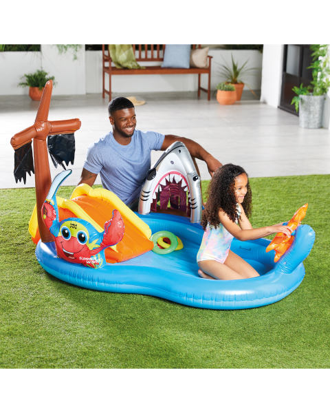 Summer Waves Pirate Ship Water Play Centre - 89L