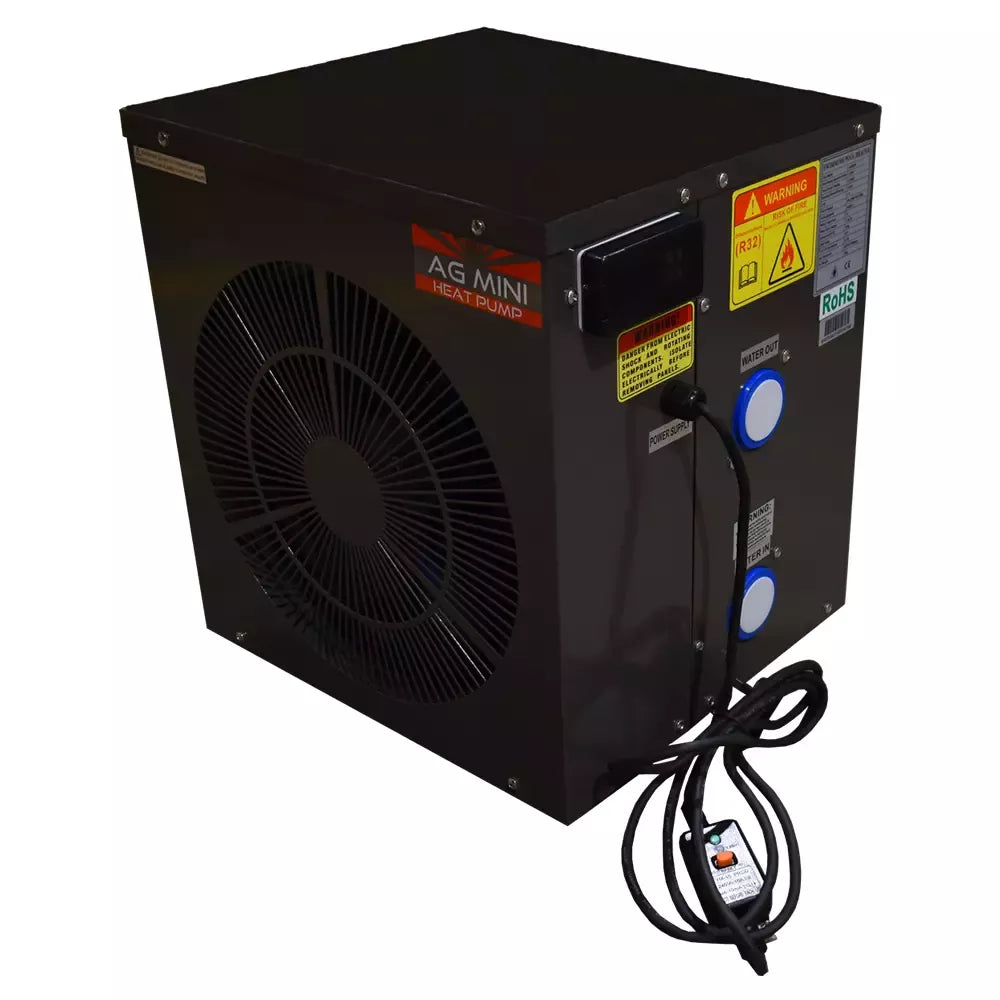 AG Mini 3kw UK Plug and Play Pool Summer Season Heat Pump