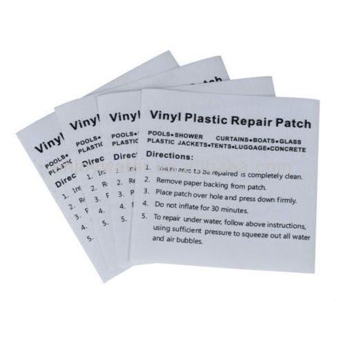 Premier Blue Heavy Duty Vinyl Plastic Puncture Repair Kit Patches for Pools Spas and Hot Tubs