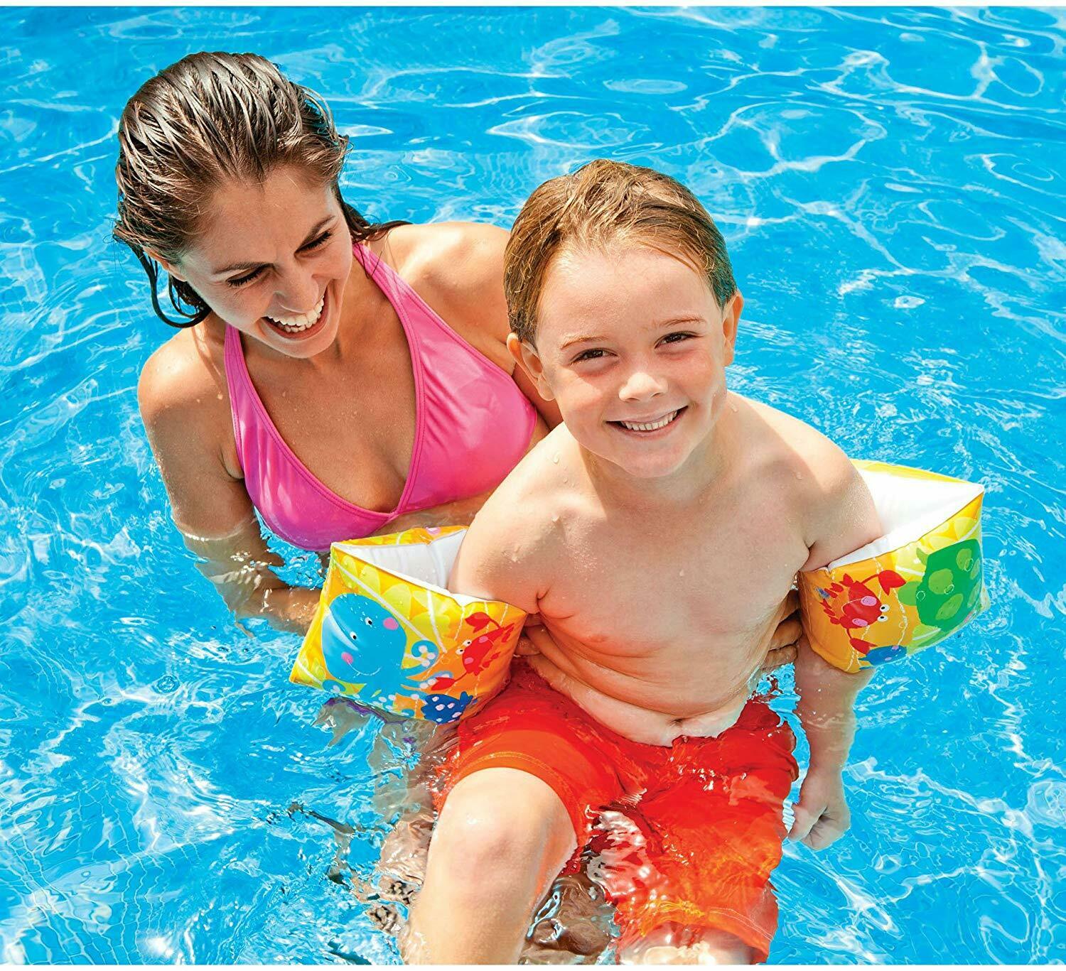 Intex Inflatable Tropical Buddies Arm Bands/Swim Wings for Kids